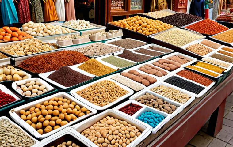 **Image Prompt:** A shopper's mind map, illustrating cognitive biases like scarcity illusion, framing effect, and loss aversion, influencing purchasing decisions at a vibrant Middle Eastern souk (market).