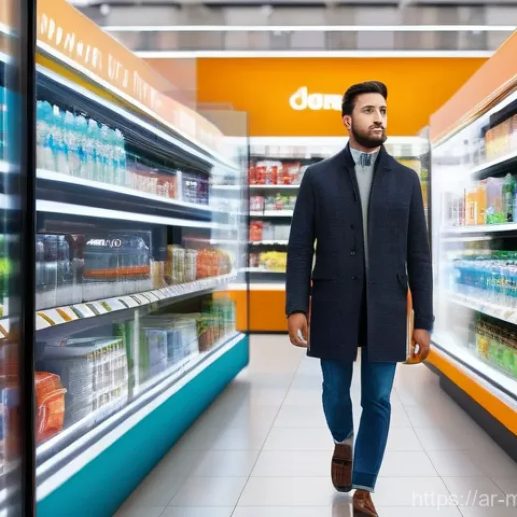 행동경제학을 통한 고객 여정 분석 - **Prompt:** A dynamic scene in a modern, well-lit marketplace or digital storefront interface. Focus...