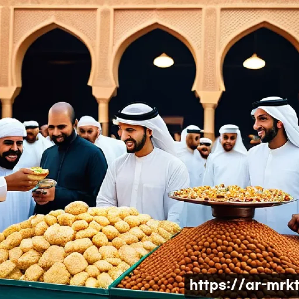 행동경제학의 문화적 차이와 마케팅 - **Cultural Resonance in Food Marketing:**
    A vibrant, sun-drenched outdoor market scene in a bust...